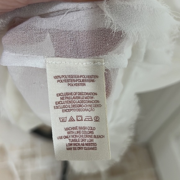 Free People sheer gather waist blouse - Picture 6 of 6